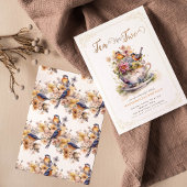 2花鳥園茶のパーティー誕生日 招待状