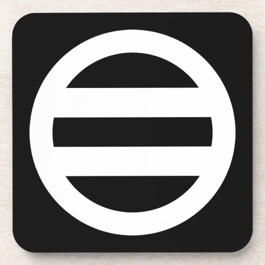 2行、囲み コースター (正面)