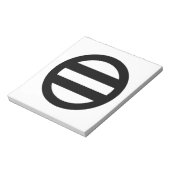 2行、囲み ノートパッド (回転)
