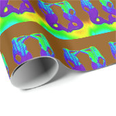 2見る人魚のパターン紙 ラッピングペーパー (ロールコーナー)