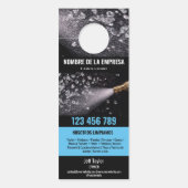 2言語圧力洗浄力洗浄ルーフ ドアノブサイン (正面)