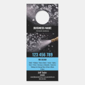 2言語圧力洗浄力洗浄ルーフ ドアノブサイン (裏面)