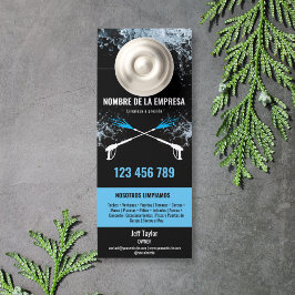 2言語圧力洗浄力洗浄ルーフ ドアノブサイン