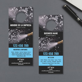 2言語圧力洗浄力洗浄ルーフ ドアノブサイン