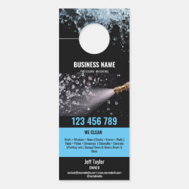 2言語圧力洗浄力洗浄ルーフ ドアノブサイン