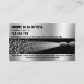 2言語圧力洗浄力洗浄ルーフ 名刺 (正面)