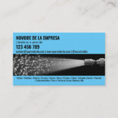 2言語圧力洗浄力洗浄ルーフ 名刺 (正面)