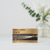 2言語圧力洗浄力洗浄ルーフ 名刺 (スタンド正面)