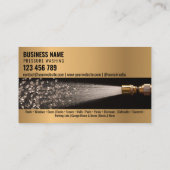 2言語圧力洗浄力洗浄ルーフ 名刺 (裏面)