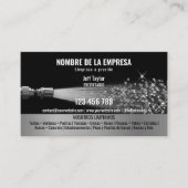 2言語圧力洗浄力洗浄ルーフ 名刺 (正面)