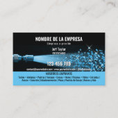 2言語圧力洗浄力洗浄ルーフ 名刺 (正面)