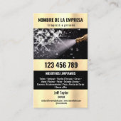 2言語圧力洗浄力洗浄ルーフ 名刺 (正面)