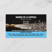 2言語圧力洗浄力洗浄ルーフ 名刺 (正面)