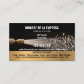 2言語圧力洗浄力洗浄ルーフ 名刺 (正面)