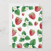 2誕生日サマーストロベリーベリースウィート 招待状 (裏面)