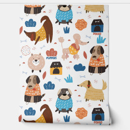 2語または犬の名前マンガ犬をテーマにしたペット 壁紙