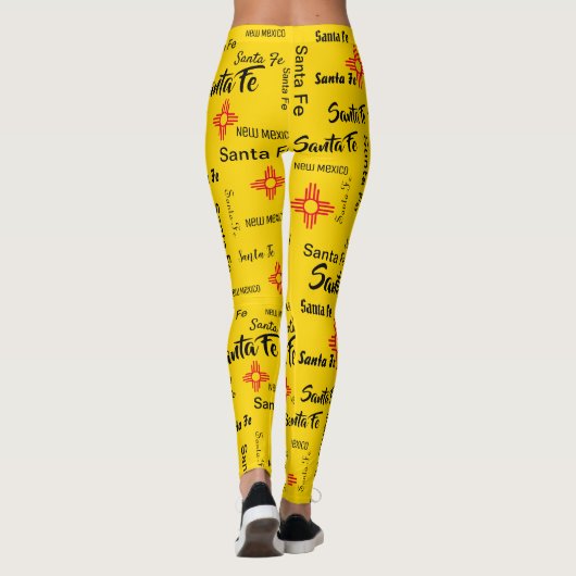 2語繰り返しニューメキシコサンタフェジア レギンス (裏面)