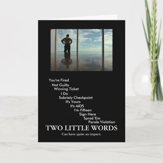 2語 カード (正面)