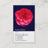 2調子縦の赤いCamelia 名刺 (裏面)