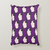 2豚ユーモアのある年誕生日選択カラーアクセントP アクセントクッション (正面(垂直))