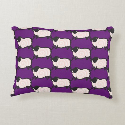 2豚ユーモアのある年誕生日選択カラーアクセントP アクセントクッション (裏面)