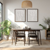 2象ラインアートポスターのセット