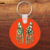 2足ダウングリーン キーホルダー (正面)