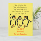 #2踊りペンギンズファミリー懇親会パーティーホテルインフ 招待状 (スタンド正面)