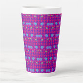 2輪のカップフラワー カフェラテマグ (正面)