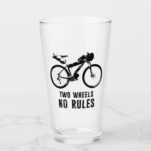 2輪NoルールBikepacking タンブラーグラス (正面)