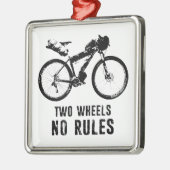 2輪NoルールBikepacking メタルオーナメント (左)