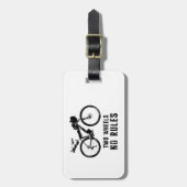 2輪NoルールBikepacking ラゲッジタグ (正面縦)