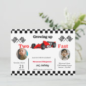 2速く成長するレーシングカー2日ツインボーイズ 招待状 (スタンド正面)