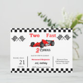 2速く成長するレーシングカー2日ツインボーイズ 招待状 (スタンド正面)