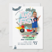 2速で成長する車 招待状 (正面)