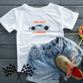 2速モダンレース車の男の子2nd誕生日 トドラーTシャツ