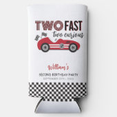 2速レースカー第2誕生日 スリム缶クーラー (正面)