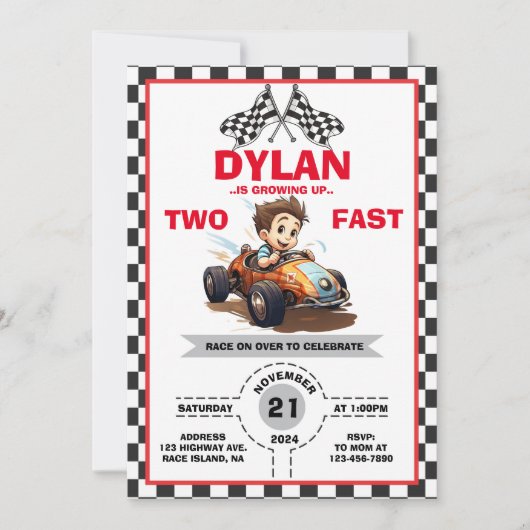 2速招待状 招待状 (正面)