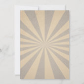 2速2位の誕生日ボーイカーヴィンテージレース 招待状 (裏面)