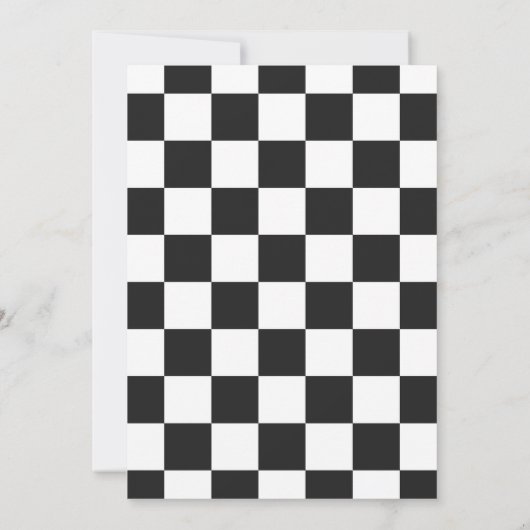 2速2枚の奇妙な赤 招待状 (裏面)