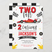 2速2枚の奇妙な赤 招待状 (正面/裏面)