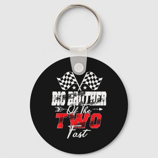 2速2番目の誕生日レースのビッグブラザー キーホルダー (正面)