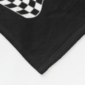 2速2番目の速い誕生日レーシングカーのグラミー フリースブランケット (角)