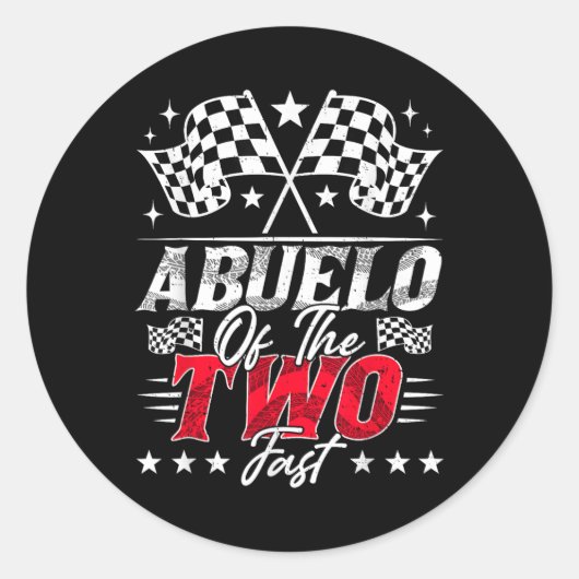 2速2番目の高速誕生日レーシングカーのAbuelo ラウンドシール (正面)