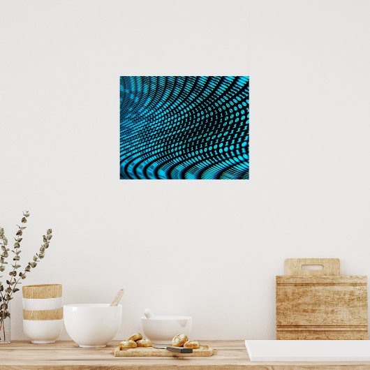 2進数 ポスター (キッチン)