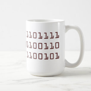 2進符号のマグで書かれるコーヒー コーヒーマグカップ