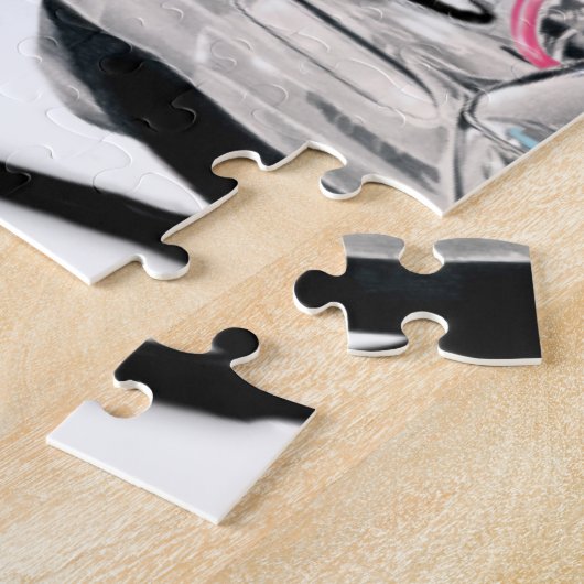 2道のために ジグソーパズル (側面)