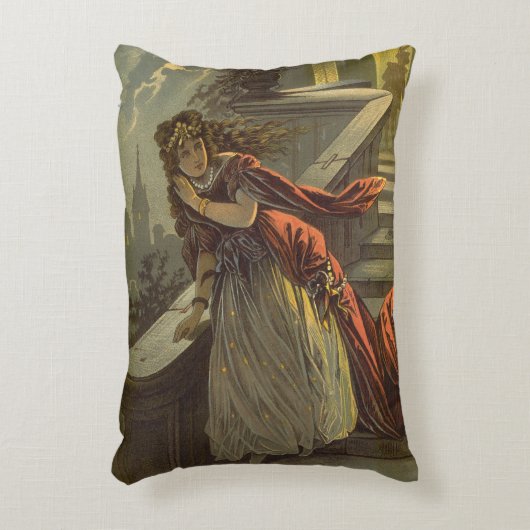 2違うヴィンテージビクトリアン童話デザイン アクセントクッション (正面(垂直))