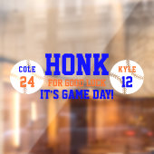 2選手の野球の試合日帰りウィンドウにしがみつく ウィンドウサイン (シート2)