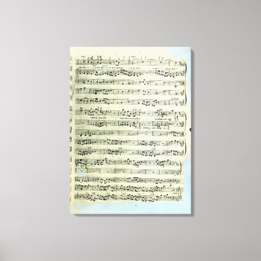 2部のうちの1部のページ キャンバスプリント (正面)